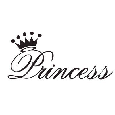 Princess Tattoo Writing, Princess Tattoo Ideas, Princess Tattoo, Pretty Tattoos For Women, Cute Tattoos For Women, Dope Tattoos, Tattoo Stencils, Pretty Tattoos, Window Decals