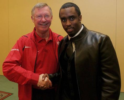 Diddy Combs, Manchester United Team, Manchester United Fans, Football Funny, Uefa Champions League, Champions League, Manchester United, Mtv, Manchester