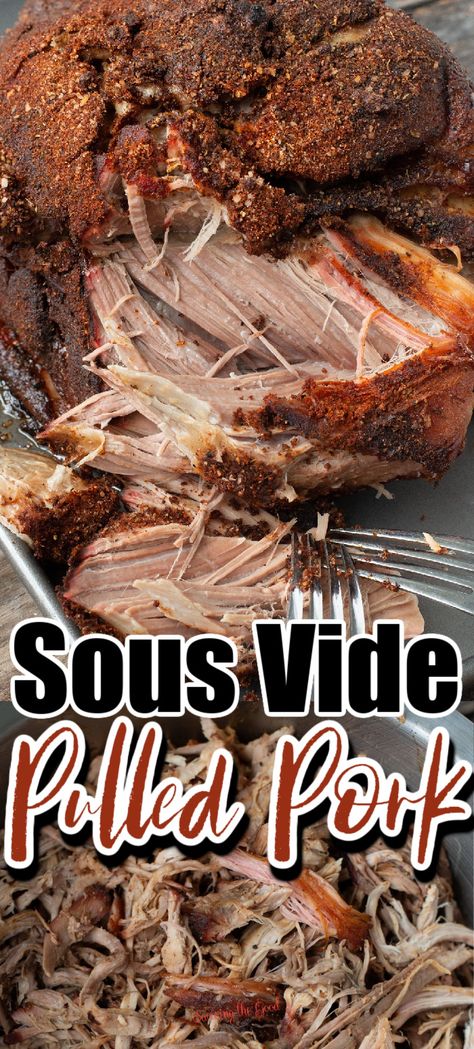 Sous Vide Pork Shoulder, Sous Vide Pulled Pork, Sousvide Recipe, Pork Loin Pulled Pork, Instant Pot Sous Vide, Pork Shoulder Recipe, Sous Vide Pork, Pork Shoulder Recipes, Knife Skills