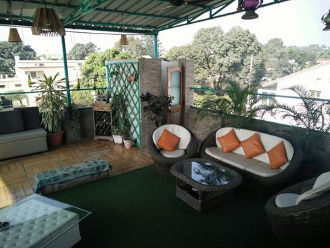 Terrace garden home - Houses for Rent in Dehradun, Uttarakhand, India Terrace Room Ideas Indian, Terrace Kitchen Garden Ideas Indian, Terrace Garden Rooftop Indian, Simple Terrace Garden Ideas In India, Terrace Garden Rooftop In India, Open Terrace, Home Houses, Red Dogwood, Terrace Garden Ideas