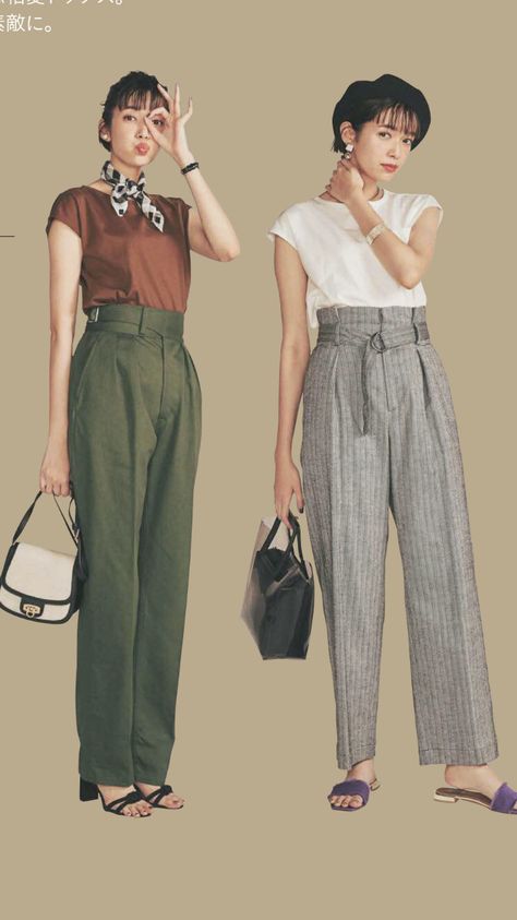 Japanese Smart Casual, Japanese Workwear Women, Japanese Business Casual, Japanese Minimalist Fashion Summer, Japanese Womens Fashion, Japanese Fashion Women Casual, For School Outfits, Japanese Fashion Casual, Aesthetic Outfits For School