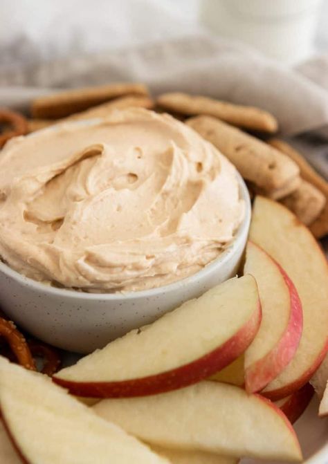 Simple, thick and creamy--this Peanut Butter Yogurt Dip is made with Greek Yogurt and only a few other simple ingredients and is whipped up in no time. Use it to dip fresh fruit--especially apples, pretzels, graham crackers and more! #greekyogurt #yogurtdip #fruitdip #peanutbutterfruitdip #yogurt Yogurt Fluff, Yogurt Fruit Dip Recipe, Chocolate Yogurt Dip, Lemon Zest Recipes, Peanut Butter Yogurt Dip, Fluff Dip, Yogurt Fruit Dip, Fruit Dip Recipe, Peanut Butter Dip