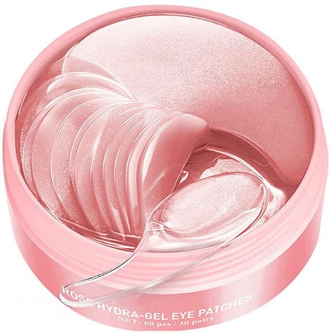 PRICES MAY VARY. 【Eye Patches Rose Hydra-Gel Eye Mask】Containing rose extract, centella asiatica extract, hyaluronic acid, and multiple active ingredients, the rose eye patches can nourish and even the complexion, smooth and repair the skin around the eyes. 【Active Ingredients】Combined with multiple natural ingredients: Rose Extract; Applicable to all skin types due to its outstanding moisturizing and antiallergic ability. Hydrolyzed Sodium Hyaluronate; Mate dry and coarse skin becomes soft, ten Lemon Face Mask, Exfoliating Face Scrub, Mask Sheet, Under Eye Mask, Sephora Skin Care, Eye Patches, Long Lasting Lipstick, Lip Mask, Eye Gel