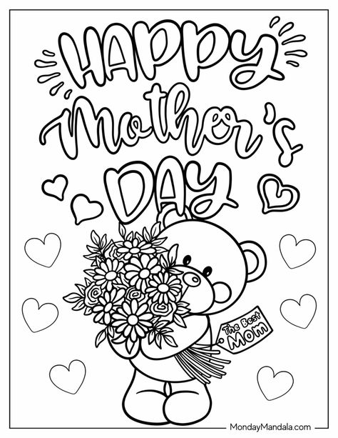 20 Mother's Day Coloring Pages (Free PDF Printables) Mothers Day Sheets For Kids, Mothers Day Printables For Kids, Mother’s Day Coloring Pages For Toddlers, Happy Mother’s Day Colouring Pages, Mother’s Day Coloring Pages For Kids, Mother’s Day Grandma Coloring Page, Mothers Day Coloring Pages For Kids, Mother’s Day Work Sheet, Happy Mother’s Day Coloring Sheet