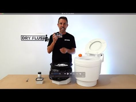 How The Laveo Dry Flush Toilet Works - YouTube Dry Flush Toilet, Flush Toilet, Camper Van, It Works, Water