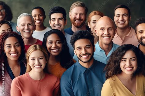 Multi ethnic diverse group of people Diverse Group Of People, Group Of People, Men And Women, Stock Photos