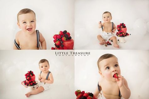 Henri | Fruit Smash Photo Session Essex Cake Decorated With Berries, 1st Birthday Photo, Watermelon Cake, 1st Birthday Cake Smash, 1st Birthday Photos, Cake Smash Photography, Smash Cake Photoshoot, Cake Smash Photos, Birthday Cake Smash