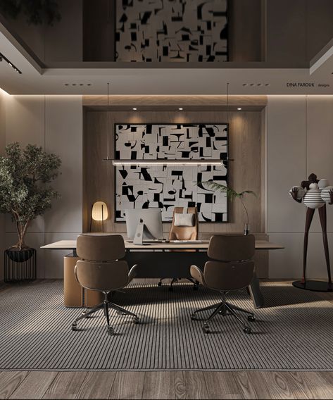 OFFICE OF MINISTER OF ENVIRONMENT :: Behance Modern Luxury Design Interior, Modern Working Room, Director Room Design Offices, Studio Office Ideas, Manager Office Design, Executive Office Design Interior, Director Room, Luxury Office Design, Attorney Office Decor