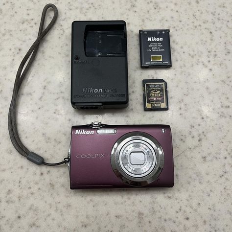 nikon digital camera 

Model: Coolpix S3000

Works... - Depop Nikon Digital Camera, Dream Items, Digi Cam, Yt Channel, Nikon Coolpix, Vintage Cameras, Battery Charger, Sd Card, Digital Camera