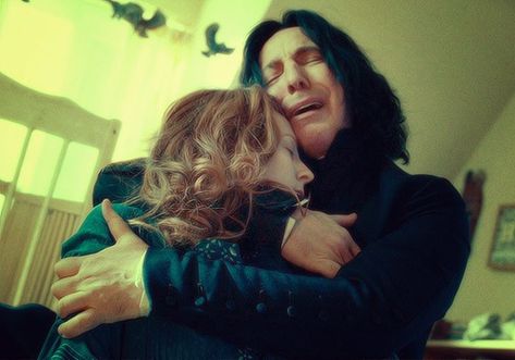 All the Snape scenes combined make us cry big Slytherin tears Severus Snape Lily Evans, Harry Potter Dumbledore, Snape And Lily, Severus Rogue, Lily Potter, Oh My Goddess, William Faulkner, Chronological Order, Alan Rickman