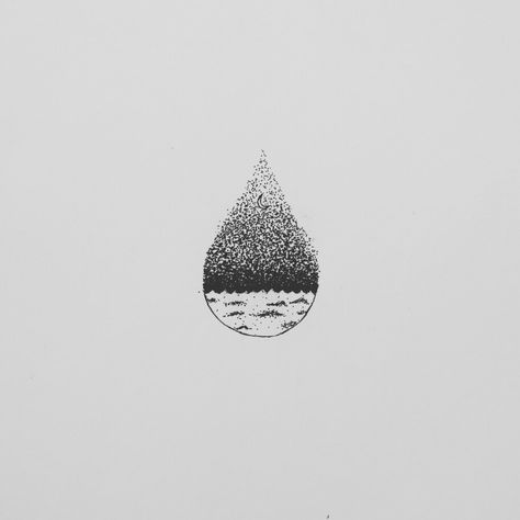 Minimal raindrop Oren drawing  Night falls, with gravity. Raindrop Drawing, Drawing Night, Rain Tattoo, Night Tattoo, Tattoo Minimal, Tatoo Inspiration, Sea Tattoo, Minimal Drawings, Epic Tattoo