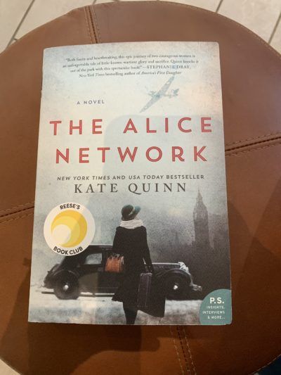 I knew that The Alice Network by Kate Quinn had to be a pick for our book club; our club loves historical fiction. It's a great way to learn about history. The Alice Network, A Book A Month, Alice Network, About History, Unique Bookmark, Kate Quinn, Welcome Aboard, Read A Book, Imaginary Friend