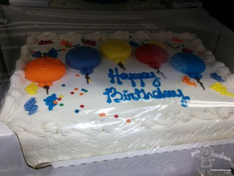 Costco Happy Birthday Balloon Cake Costco Birthday Cakes, Costco Cake, Special Birthday Cakes, Birthday Traditions, Bakery Cake, Balloon Cake, Different Cakes, Happy Birthday Balloons, Never Grow Up