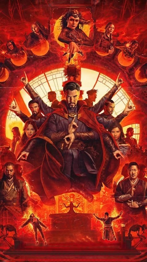 Poster Marvel, Multiverse Of Madness, Doctor Strange Marvel, Marvel Superhero Posters, Marvel Posters, Marvel Comic Universe, Superhero Wallpaper, Dr Strange, Marvel Wallpaper