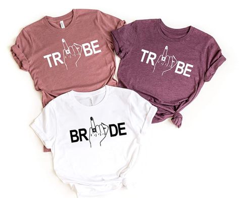 Funny Bachelorette Shirts, Bride Tribe Shirt, Bride Squad Shirt, Bride Shirt, Bridesmaid Shirts, Bridal Party Shirts, Bride Squad, Squad Shirt, Bride Shirts