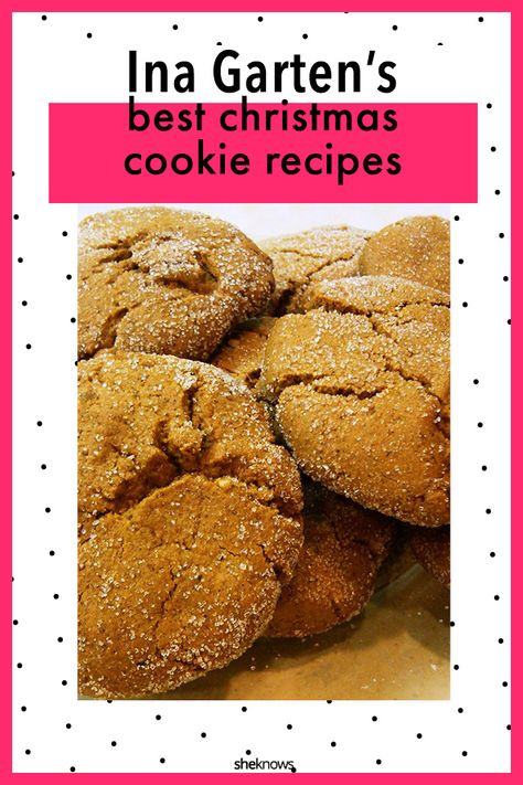 Ina Garten Thumbprint Cookies, Ina Garten Ginger Cookies, Hermit Bars Ina Garten, Christmas Cookie Favorites, Ina Garten Cookies Recipes, Best Christmas Cookies Ever, The Best Christmas Cookies, Best Christmas Cookie Recipes, Favorite Christmas Cookies