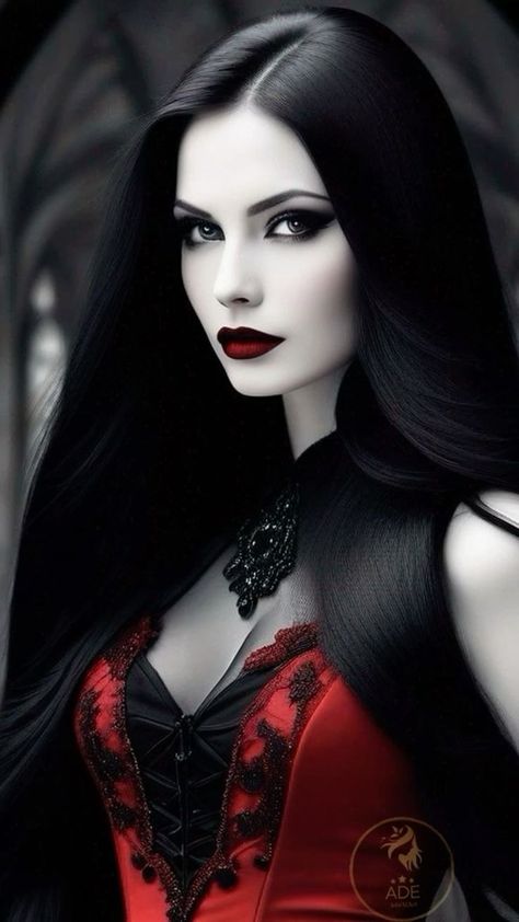 Gothic Models Dark Beauty, Gothic Vampire Women, Beautiful Vampire Woman, Goth Poses, Vampire Female, Lady Vampire, Vampire Woman, Ancient Vampire, Girl Vampire