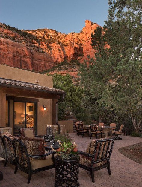 Desert Patio Ideas, Arizona Patio Ideas, Southwest Outdoor Patio Ideas, Southwestern Patio, Southwestern Garden, Terrace Design Ideas, Patio Redo, Southwest Interior, Southwest Garden