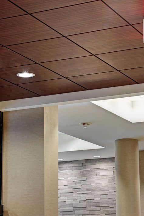 drop ceiling tiles painted | Acoustic suspended ceiling tile / in wood PLANOSTILE™ CHICAGO ... Wooden Kitchen Ceiling, Wood Ceiling Tiles, Wooden Ceiling Designs, Modern Ceiling Tile, Kitchen Ceiling Designs, Ceiling Tiles Painted, Suspended Ceiling Tiles, Modern Wooden Kitchen, Plywood Ceiling