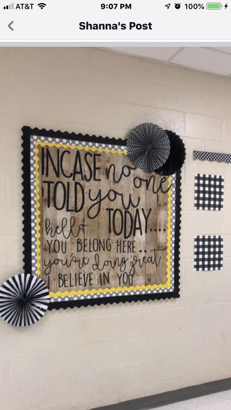 Bulletin Board For High School Ideas, High School Counselor Bulletin Board Ideas, Middle School Office Bulletin Boards, Bulletin Board Office Decor, School Admin Office Decor, High School Office Decor, Classroom Theme High School, English Classroom Bulletin Boards, High School Wall Decor