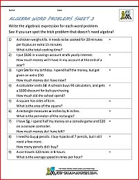 Algebra Word Problems, Basic Algebra Worksheets, Writing Algebraic Expressions, Inequality Word Problems, Equivalent Expressions, Basic Algebra, Algebra Problems, Algebra Equations, Algebra Worksheets