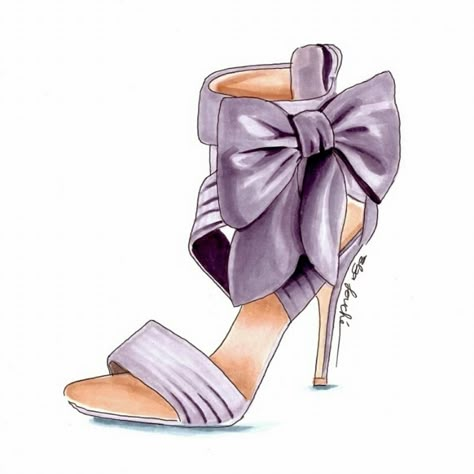 Shells Illustration, High Heel Painting, Footwear Illustration, Shoe Art Designs, Fashion Illustration Shoes, Accessories Design Sketch, Fantasy Shoes, Fashion Model Sketch, Abstract Pencil Drawings