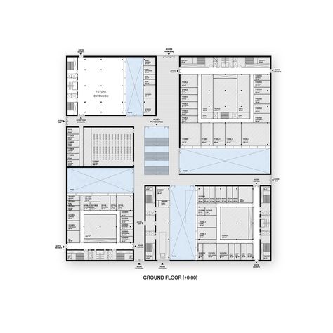 Laboratory Design Architecture, Labs Plan, Plan Elevation, Laboratory Design, Architecture Competition, Plan Drawing, Research Centre, Research Lab, Architecture Plan