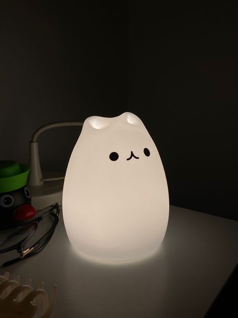 Cute Cat Stuff For Bedrooms, Cute Cat Decor, Room Decor Items From Amazon, Urban Bathroom Ideas, Vintage Kitchen Ideas, Night Lights For Kids, Cute Lamp, Bedroom Cute, Lamp Cute