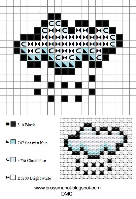 Cross me not: Tiny cloud Clouds Cross Stitch Pattern, Cloud Cross Stitch Pattern, Cloud Cross Stitch, Tiny Cross Stitch Patterns Minis Free, Cross Stitch Small Pattern, Tiny Cross Stitch Patterns Minis, Small Patterns, Cute Cloud, Tiny Cross Stitch