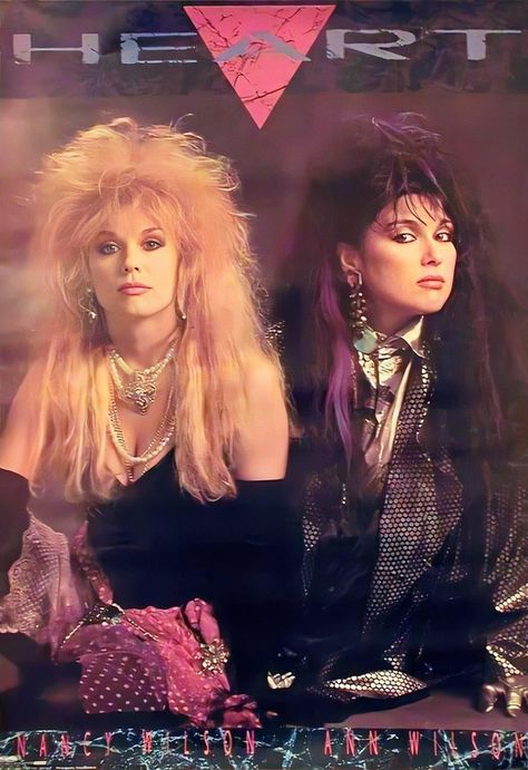 Heart 80s Band, Heart Rock Band, Women Of Rock 80s, Heart The Band, Heart Band Poster, Heart Band 70s, Ann Wilson Heart, Ann And Nancy Wilson, Heart 80s