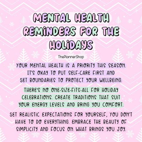 Embracing the holiday season can bring joy, but it’s essential to acknowledge that it can also be challenging at times. Amidst the festive cheer, it’s okay to recognise and tend to your mental wellbeing. Here are some gentle reminders for your mental health during the holidays. 🎄💖 Health Reminders, Mental Wellbeing, Happy Life, Favorite Quotes, The Holiday, Holiday Season, Holidays, Bring It On, Health