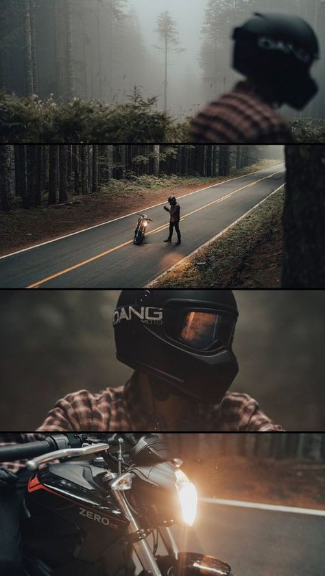 Cenimatic Photography, Cinematic Photography Wallpaper, Biker Photography, Instagram Design Creative, Biker Photoshoot, Motorcycle Photography, Film Photography Tips, Best Poses For Photography, Bike Photoshoot