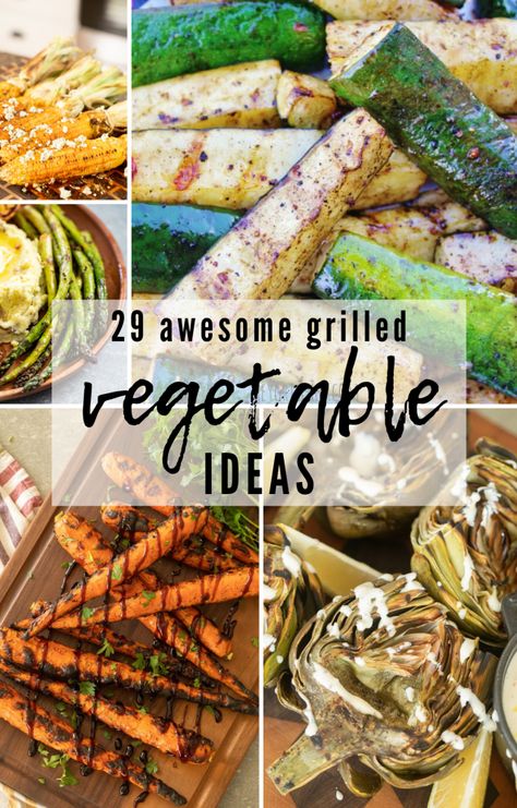 Vegetables On Bbq, Grilled Veggie Recipes, Grilling Vegetables On Grill, Grill Veggies On Grill, Grilled Sides Ideas, Best Vegetables To Grill, Vegetables On Grill, Veggies To Grill, Best Veggies To Grill