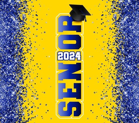 18 days and I get to change this to graduate!! Seniors 2024, Graduation Tumbler, Sublimation Items, Sublimation Backgrounds, Crafts Cricut, Sublimation Ideas Projects Inspiration, Sublimation Images, Cup Wraps, Pokemon Wallpaper