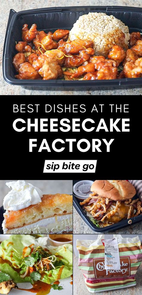 Best Cheesecake Factory Dishes Cheesecake Factory Salads, Cheesecake Factory Copycat Recipes, Cheesecake Factory Menu, Deep Fried Chicken Breast, Cheesecake Factory Orange Chicken, Pulled Pork Quesadilla, Fried Macaroni And Cheese, Beef Burgers Patties, Carpaccio Recipe