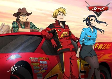 Lightning Mcqueen Art Human, Cars Fanart Human, Cars Human Version, Lightning Mcqueen Fanart, برق بنزين, Cars Cartoon Disney, Cars Fanart, Cars Anime, Humanized Disney