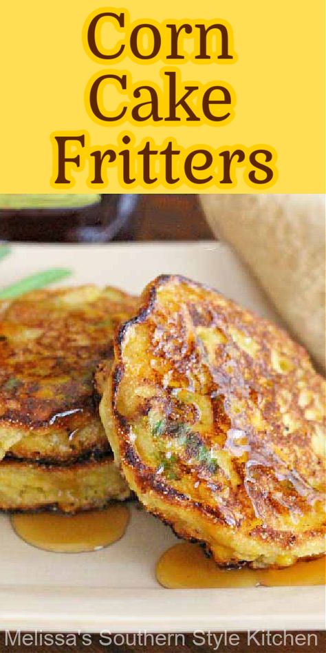 Corn Cake Fritters, Gluten Free Corn Cakes Recipe, Corn Fritter Pancakes, Mexican Corn Cakes Recipe, Corn Cakes Mexican, Corn Recipes Soup, Cornmeal Breakfast Recipes, Corn Cakes Recipe Jiffy, Creamed Corn Fritters Recipe