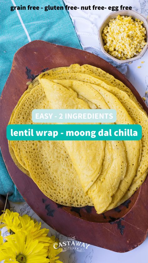 Lentil Pancakes, Lentil Wraps, Dal Chilla, Moong Dal Chilla, Indian Dal, Healthy Low Carb Snacks, Delicious Paleo Recipes, Warm Desserts, Spiced Drinks