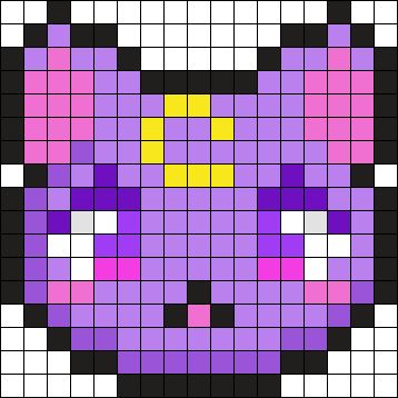 Luna Sailor Moon Perler Bead Pattern | Bead Sprites | Characters Fuse Bead Patterns Fuse Bead Patterns Sailor Moon, Sailor Moon Granny Square, Sailor Moon Alpha Pattern, Moon Perler Bead Pattern, Sailor Moon Pixel Art, Kandi Templates, Sailor Moon Perler Beads, Sailor Moon Perler, Sailor Moon Wands