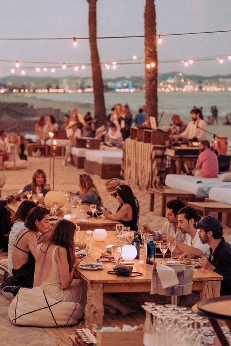 The tribe comes home – Beachouse Ibiza – White Ibiza Beach Dinner Parties, Ibiza Beach Club, Tulum Restaurants, Ibiza Restaurant, Ibiza Sunset, Ibiza Party, Goodbye For Now, Beach Dinner, Ibiza Town