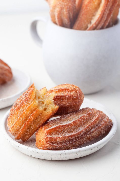 Authentic Mexican Churros - Dish 'n' the Kitchen Authentic Churros Recipe, Churro Cups, Mexican Churros Recipe, Churros Recipes, Authentic Churros, Oreo Churros, Mexican Churros, Churro Recipe, Authentic Mexican Desserts