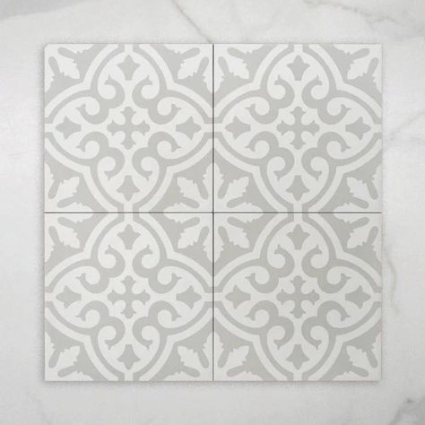 Tamarama Soft Grey Matt P3 Cushioned Edge Porcelain Tile 300x300mm — The Blue Space Encaustic Tiles Bathroom, Room Tiles Floor, Tiles Terracotta, White Porcelain Tile, Travertine Tiles, Rectified Tile, Tiles Marble, Patio Tiles, Terrazzo Tiles