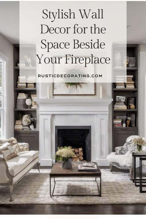 Looking to enhance the empty space near your fireplace? Explore a variety of chic options like vintage-inspired decor or handmade artworks to infuse warmth and character into your home. Embrace textures, natural elements, and a hint of rustic charm for a cozy ambiance. Elevate your fireplace area into a welcoming nook that exudes comfort and style!

#HomeDecor #CozyCorner #FarmhouseStyle #VintageFinds Walls Beside Fireplace, Beside Fireplace, Empty Fireplace, Fireplace Area, Distressed Wood Furniture, Fancy Mirrors, Stylish Wall Decor, Vintage Inspired Decor, Cozy Ambiance