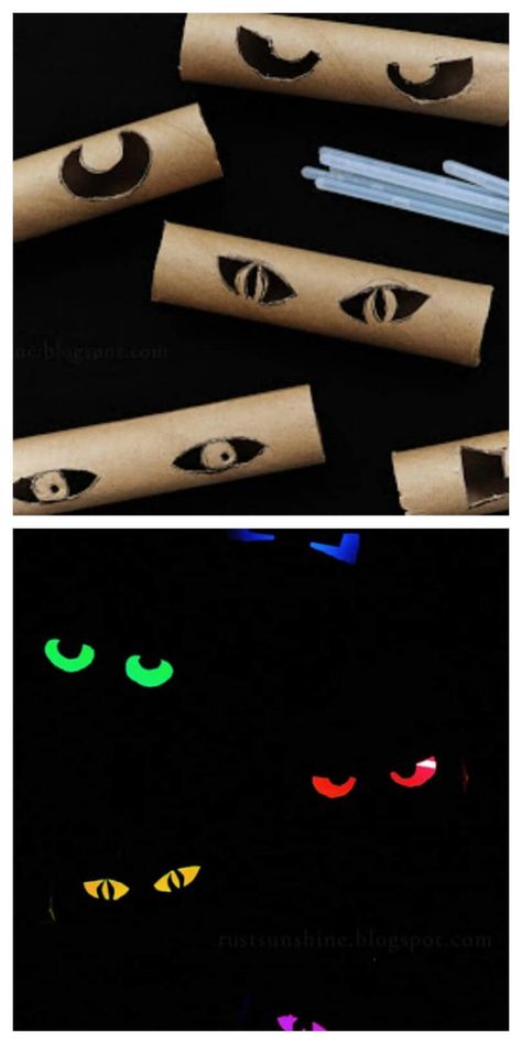 Diy Halloween Dekoration, Diy Streamers, Fun Diy Halloween Decorations, Make Up Diy, Diy Halloween Party, Diy Glow, Easy Diy Halloween Decorations, Spooky Eyes, Great Halloween Costumes