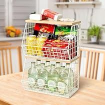 Magazine Office, Produce Basket, Trailer House, Produce Baskets, Onion Storage, Potato Storage, Tiered Fruit Basket, Kitchen Countertop Organization, Bathroom Toiletries