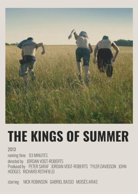 Kings Of Summer Movie, Coming Of Age Movies, The Kings Of Summer, Indie Movie Posters, Movies To Watch Teenagers, British Movies, Play 4, Iconic Movie Posters, Movie Card