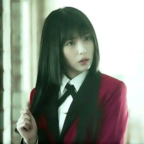 Kakegurui Live Action, Espresso Hair Color, Action Icon, Band Jokes, Deal With The Devil, Yumeko Jabami, Japanese Animation, Korean Idol, My Crush