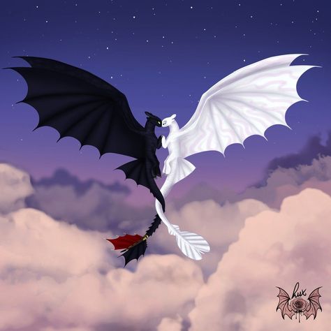 Toothless Family, Me And My Crush, Heart In The Sky, School Of Dragons, Toothless, Httyd, Night Lights, Dreamworks, The Sky