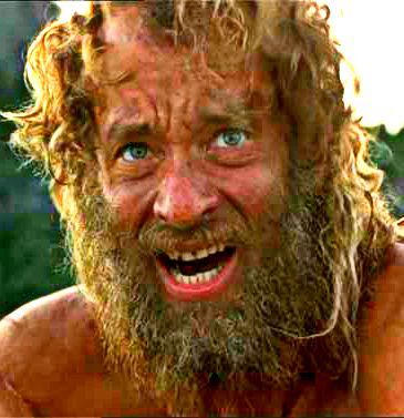 Tom Hanks as Chuck Noland - Castaway Tom Hanks Castaway, Supernatural Movies, Movie Pins, Tom Hanks, Historical Drama, Princess Bride, Harry Potter Series, Love Movie, The Twilight Saga