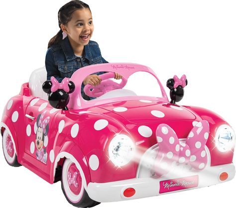 Minnie Mouse Car, Fun Lights, Minnie Mouse Toys, Fancy Soap, Stitch Toy, Princess Toys, Fun Memories, Convertible Car, Elsa Dress